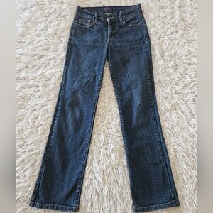 NYDJ Not Your Daughter's Jeans Lift Tuck Technology Straight Leg Womens 4P Blue